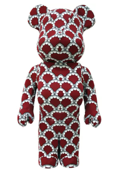 BE@RBRICK x KAWS OriginalFake 6th Anniversary 1000% — Red